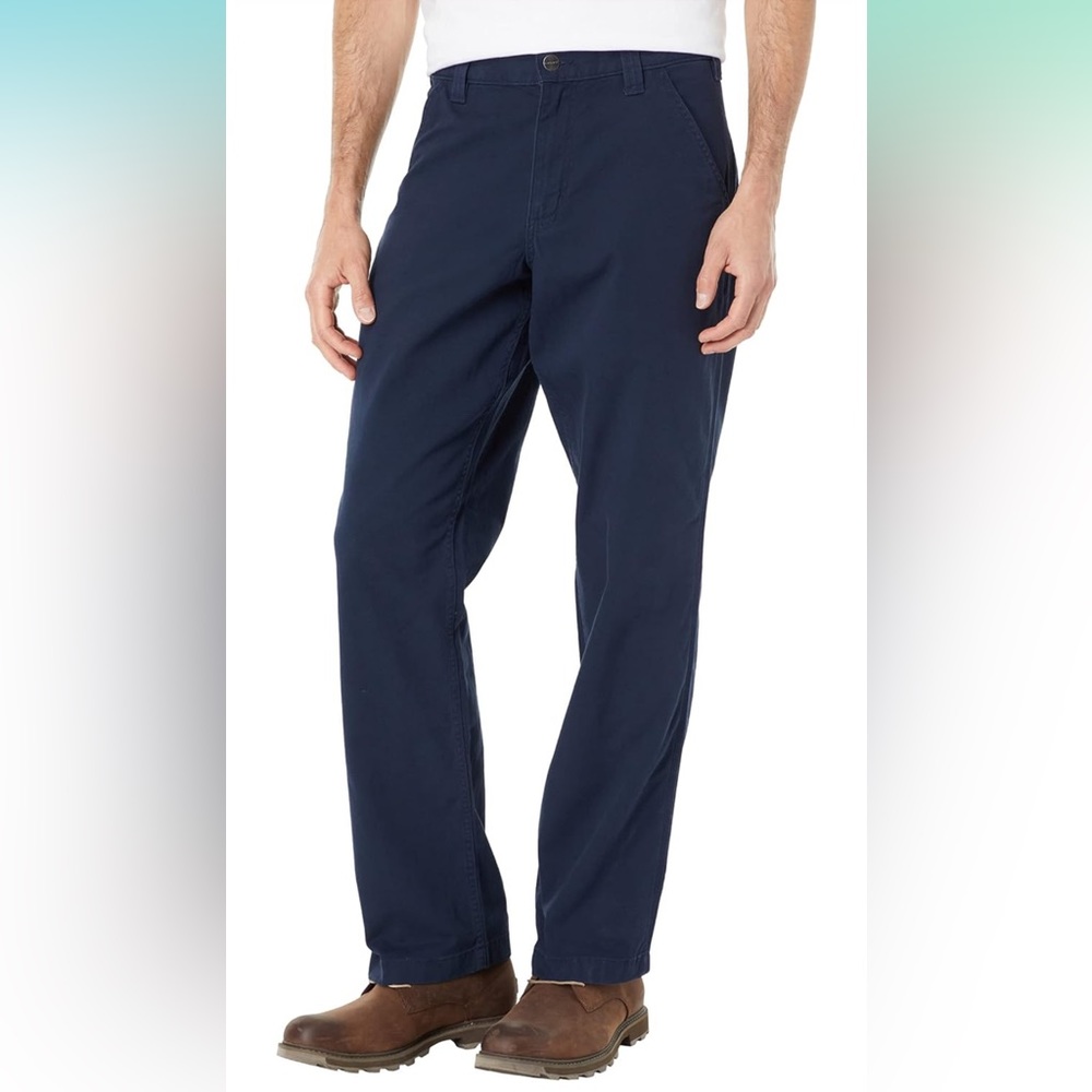 Carhartt Men’s Navy Rugged Flex Relaxed Fit Canvas Work Pant